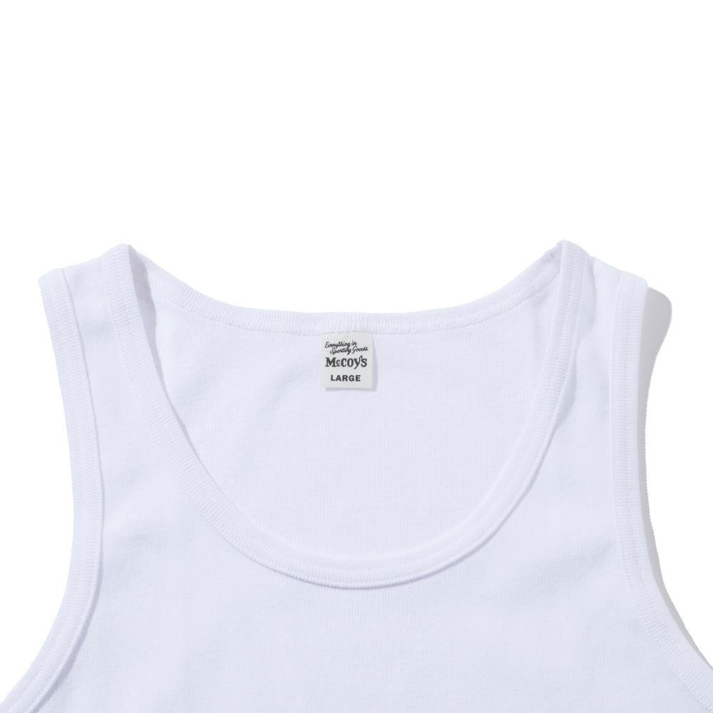 The Real McCoy's 2pcs Pack Undershirt White-Vest-Clutch Cafe
