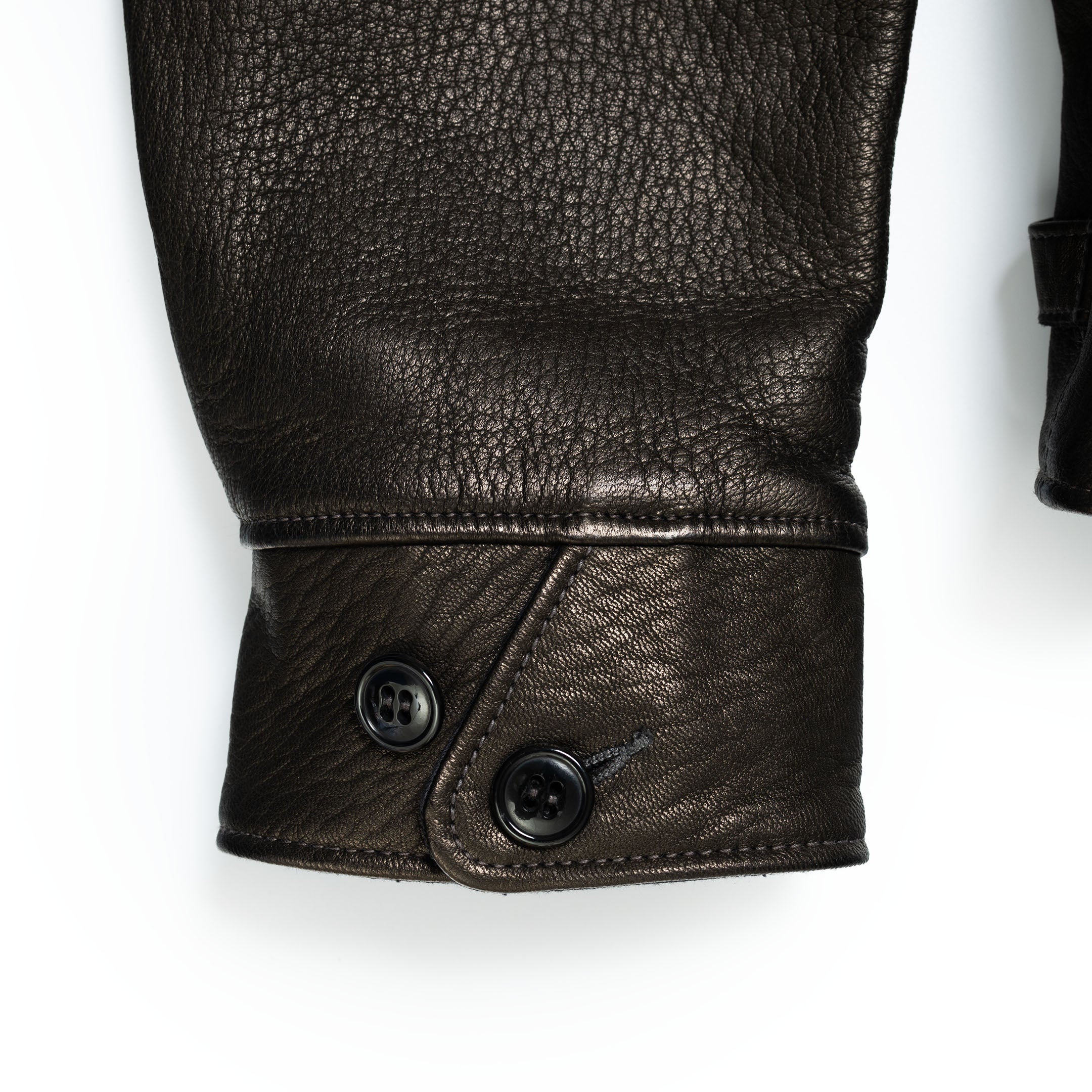 The Real McCoy's 30s Sports Jacket / Freeman Deerskin Black-Leather Jacket-Clutch Cafe