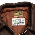 The Real McCoy's 30s Sports Jacket / Freeman Deerskin Brown-Leather Jacket-Clutch Cafe