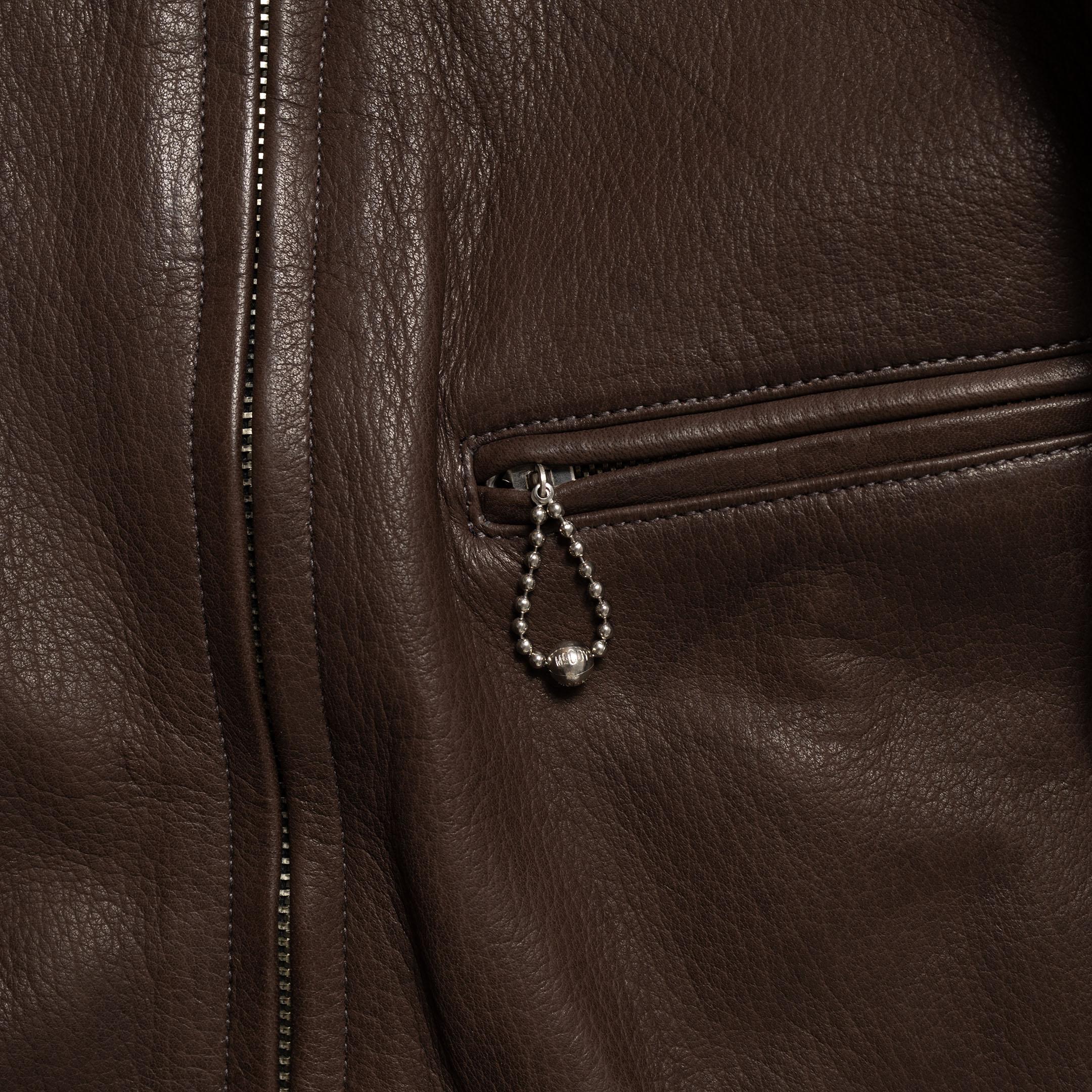 The Real McCoy's 30s Sports Jacket / Freeman Deerskin Brown-Leather Jacket-Clutch Cafe