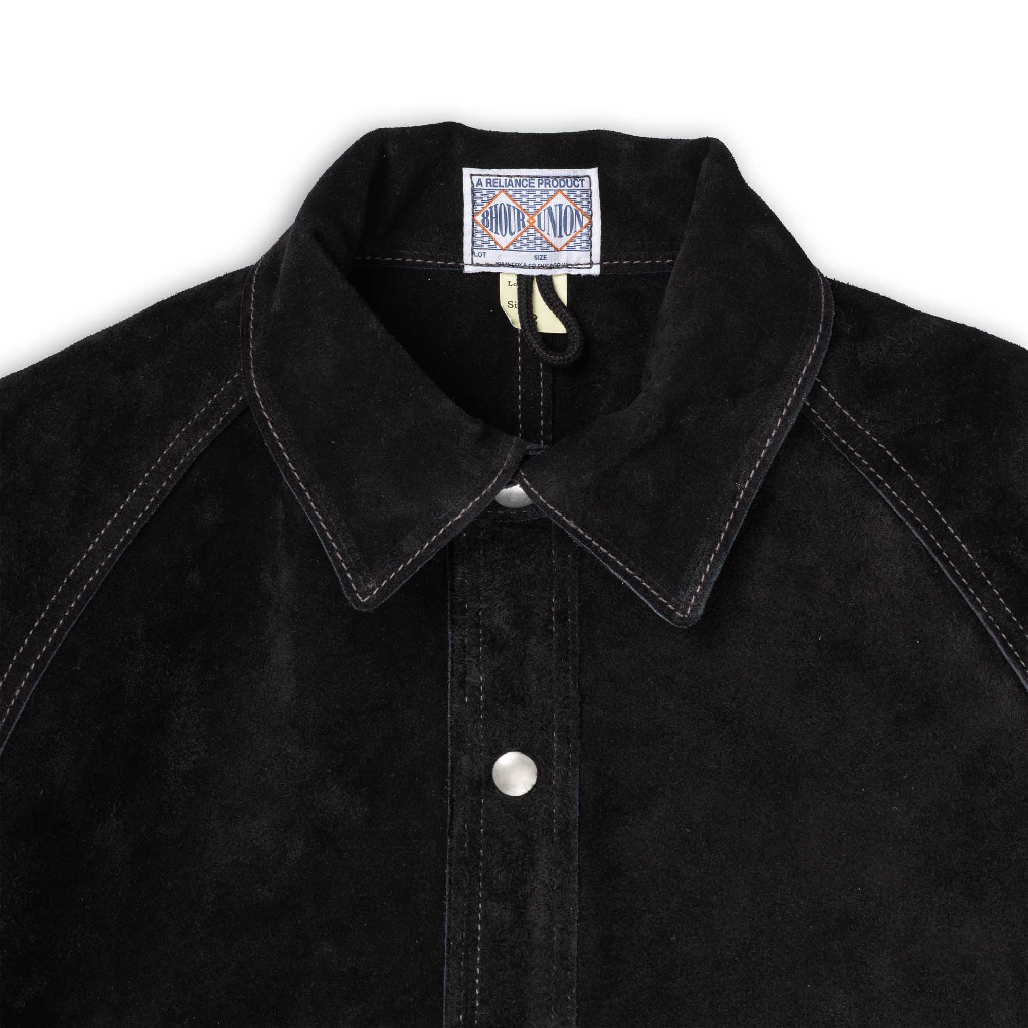 The Real McCoy's 8HU Leather Welder Jacket Black-Leather Jacket-Clutch Cafe