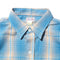 The Real McCoy's 8HU Ombre Check Summer Flannel Shirt Turquoise-Shirt-Clutch Cafe