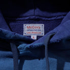 The Real McCoy's 9 oz Loopwheel Raglan Hooded Sweatshirt Faded Navy-Hooded Sweatshirt-Clutch Cafe