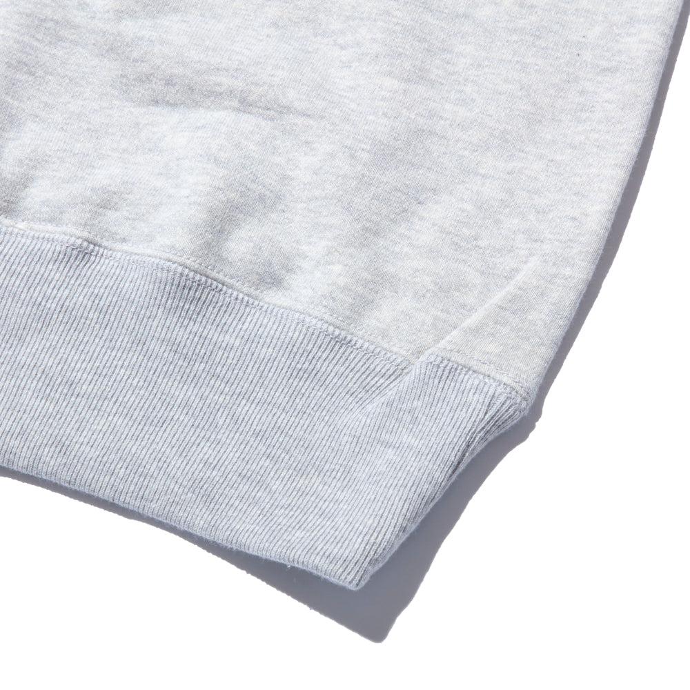 The Real McCoy's 9.oz Loopwheel Raglan Sleeve Sweatshirt Ash Grey-Sweatshirt-Clutch Cafe