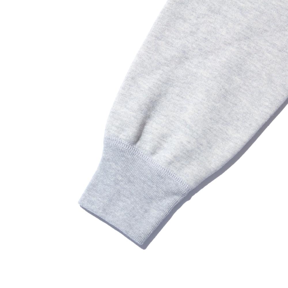 The Real McCoy's 9.oz Loopwheel Raglan Sleeve Sweatshirt Ash Grey-Sweatshirt-Clutch Cafe