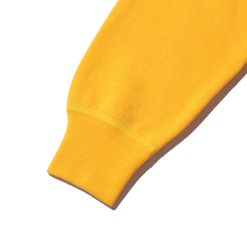 The Real McCoy's 9.oz Loopwheel Raglan Sleeve Sweatshirt Yellow-Sweatshirt-Clutch Cafe
