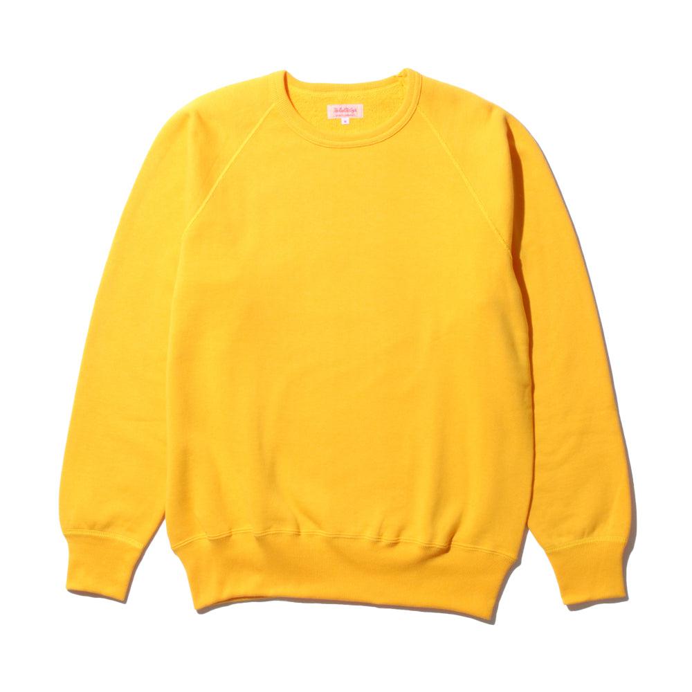 The Real McCoy's 9.oz Loopwheel Raglan Sleeve Sweatshirt Yellow-Sweatshirt-Clutch Cafe