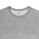 The Real McCoy's 9.oz Loopwheel S/S Sweatshirt Grey-Sweatshirt-Clutch Cafe
