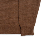 The Real McCoy's Alpaca Wool Collar Knit Cardigan Brown-Cardigan-Clutch Cafe