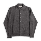 The Real McCoy's Alpaca Wool Collar Knit Cardigan Charcoal-Cardigan-Clutch Cafe
