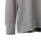 The Real McCoy's Ballpark Waffle Thermal Shirt Grey-Top-Clutch Cafe