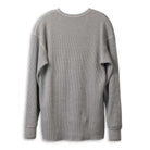 The Real McCoy's Ballpark Waffle Thermal Shirt Grey-Top-Clutch Cafe