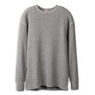The Real McCoy's Ballpark Waffle Thermal Shirt Grey-Top-Clutch Cafe