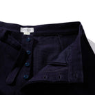 The Real McCoy's Belted Shorts / Cotton-Hemp Navy-Shorts-Clutch Cafe