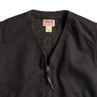 The Real McCoy's Buco Cotton Canvas Riding Vest Black-Vest-Clutch Cafe