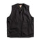 The Real McCoy's Buco Cotton Canvas Riding Vest Black-Vest-Clutch Cafe