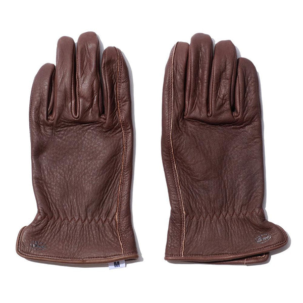 The Real McCoy's Buco Deerskin Leather Gloves Brown – Clutch Cafe