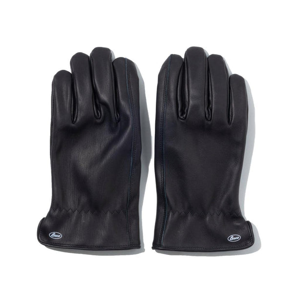 The Real McCoy's Buco Horsehide Leather Gloves Black-Gloves-Clutch Cafe
