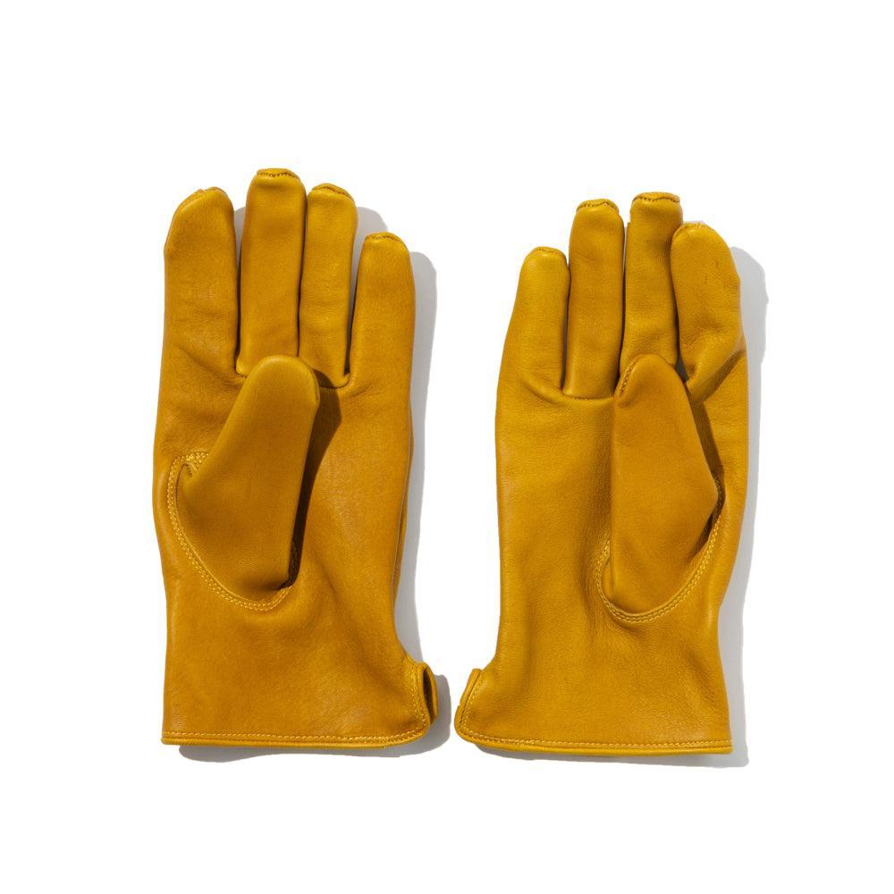The Real McCoy's Buco Horsehide Leather Gloves Yellow-Gloves-Clutch Cafe