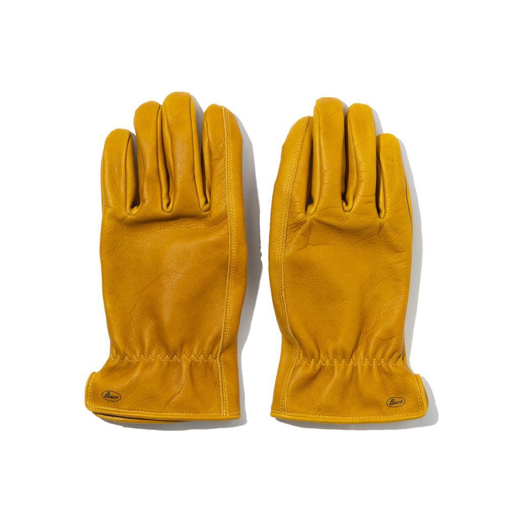 The Real McCoy's Buco Horsehide Leather Gloves Yellow-Gloves-Clutch Cafe