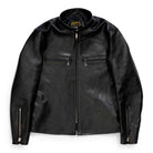 The Real McCoy's Buco J-100 Leather Jacket Black-Leather Jacket-Clutch Cafe