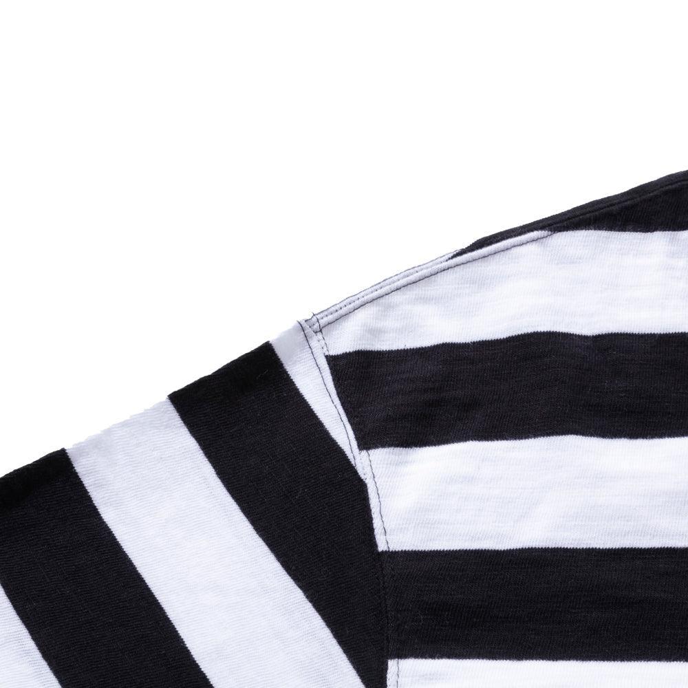 The Real McCoy's Buco Stripe T-shirt White-T-Shirt-Clutch Cafe