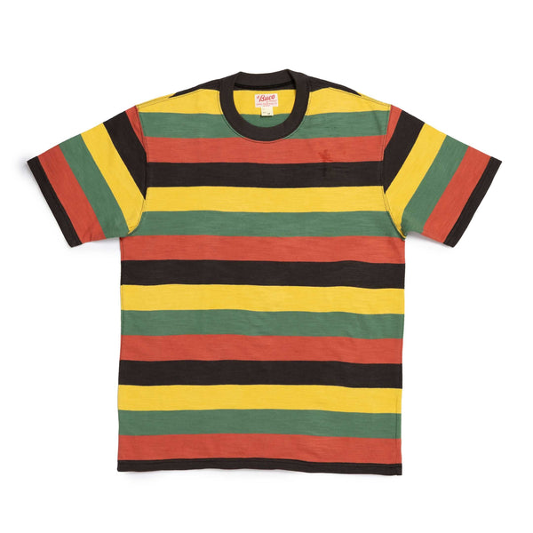 The Real McCoy's Buco Striped T-shirt Tricolour-T-Shirt-Clutch Cafe