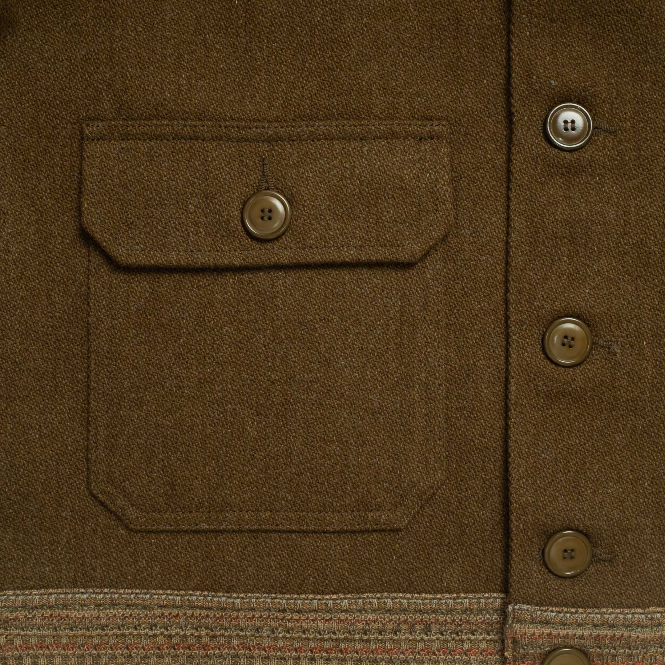 The Real McCoy's C.C.C. Wool Jacket Olive-Jacket-Clutch Cafe