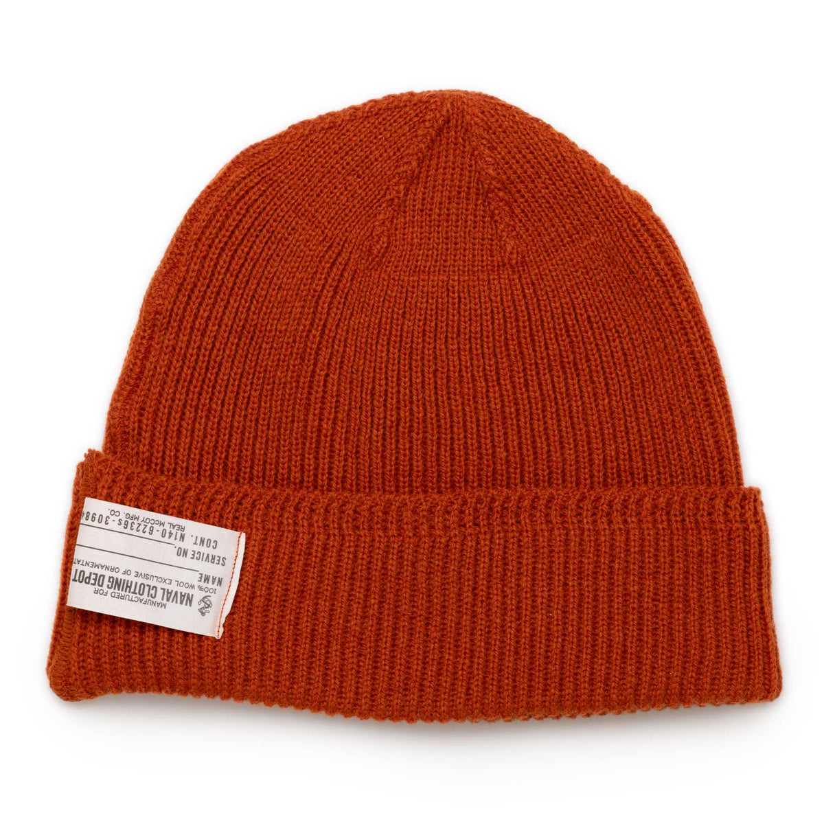 公式通販店舗 ザリアルマッコイズ CIVILIAN WOOL WATCH CAP ORANGE - 帽子