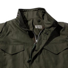 The Real McCoy's Coat, Man's, Field, M-65 / Early Model Olive-Jacket-Clutch Cafe