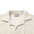 The Real McCoy's Cotton Knitted Button Up Shirt Milk-Shirt-Clutch Cafe