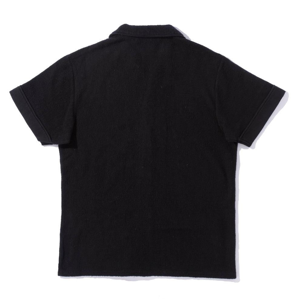 The Real McCoy's Cotton Pile Beach Shirt Black-Shirt-Clutch Cafe