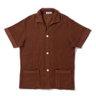 The Real McCoy's Cotton Pile Beach Shirt Brown-Shirt-Clutch Cafe