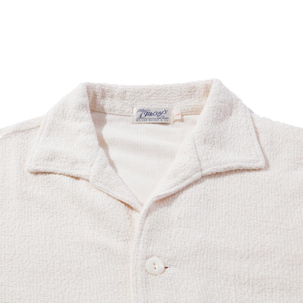 The Real McCoy's Cotton Pile Beach Shirt Milk-Shirt-Clutch Cafe