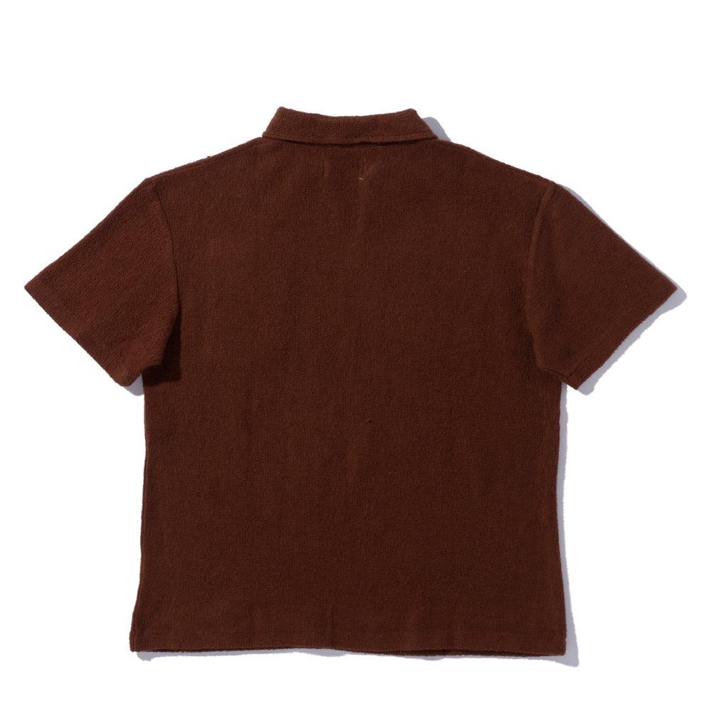 The Real McCoy's Cotton Pile Skipper Brown-Top-Clutch Cafe