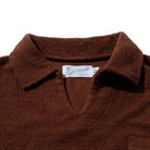 The Real McCoy's Cotton Pile Skipper Brown-Top-Clutch Cafe