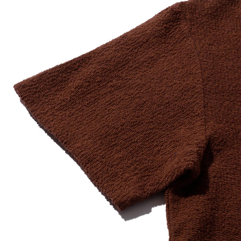 The Real McCoy's Cotton Pile Skipper Brown-Top-Clutch Cafe