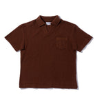The Real McCoy's Cotton Pile Skipper Brown-Top-Clutch Cafe