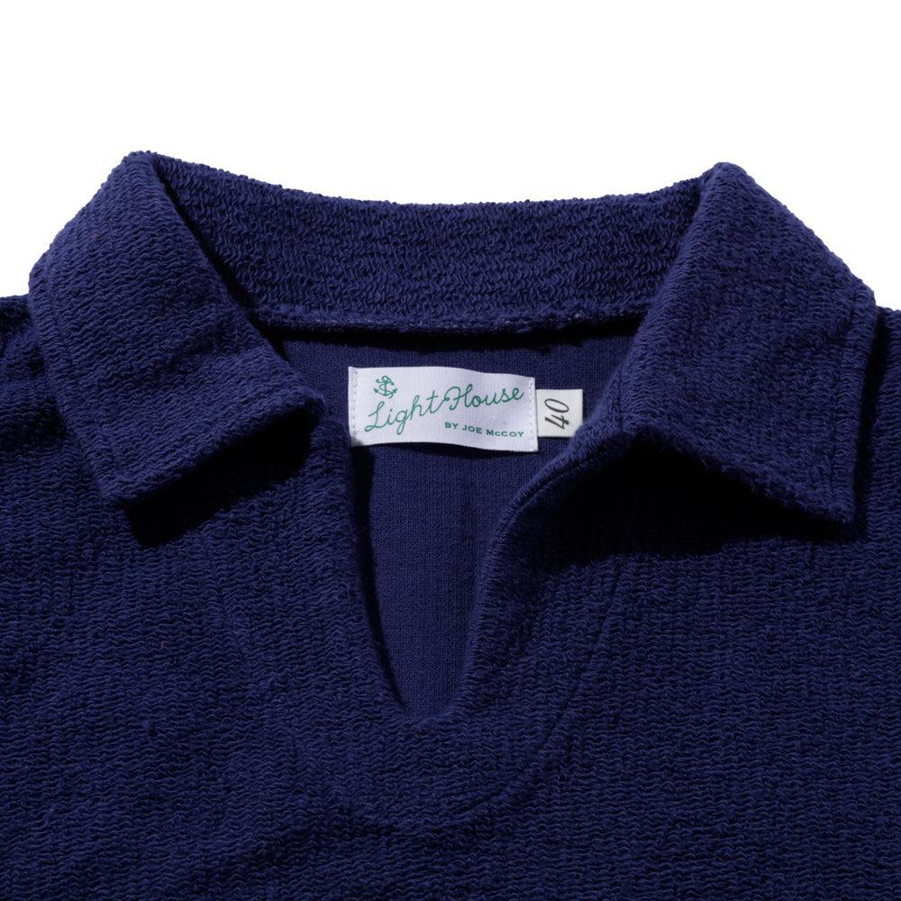 The Real McCoy's Cotton Pile Skipper Navy-Top-Clutch Cafe