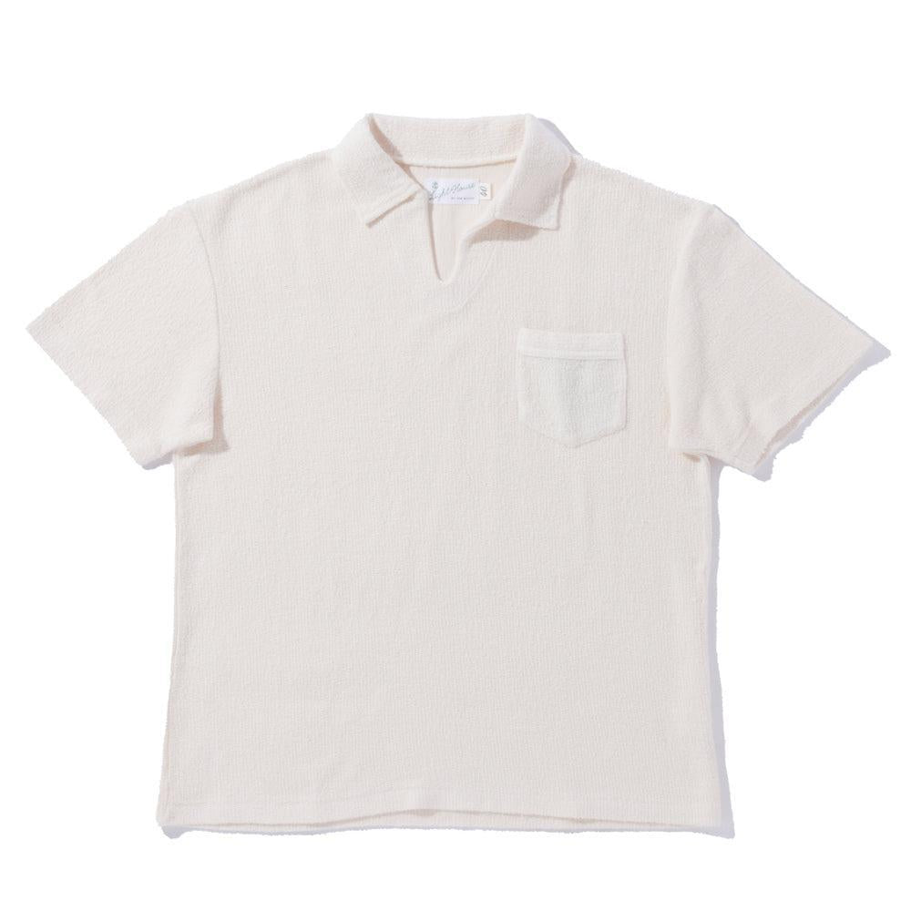 The Real McCoy's Cotton Pile Skipper White-Top-Clutch Cafe