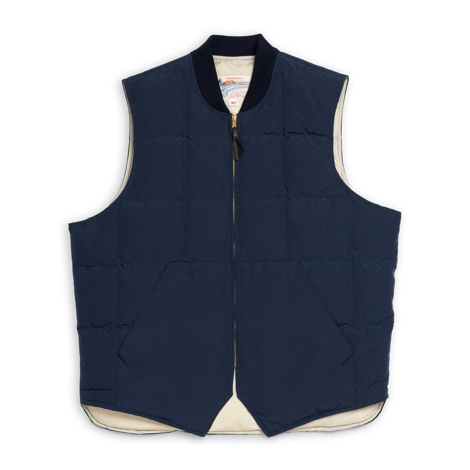 Cotton Nylon Down Vest