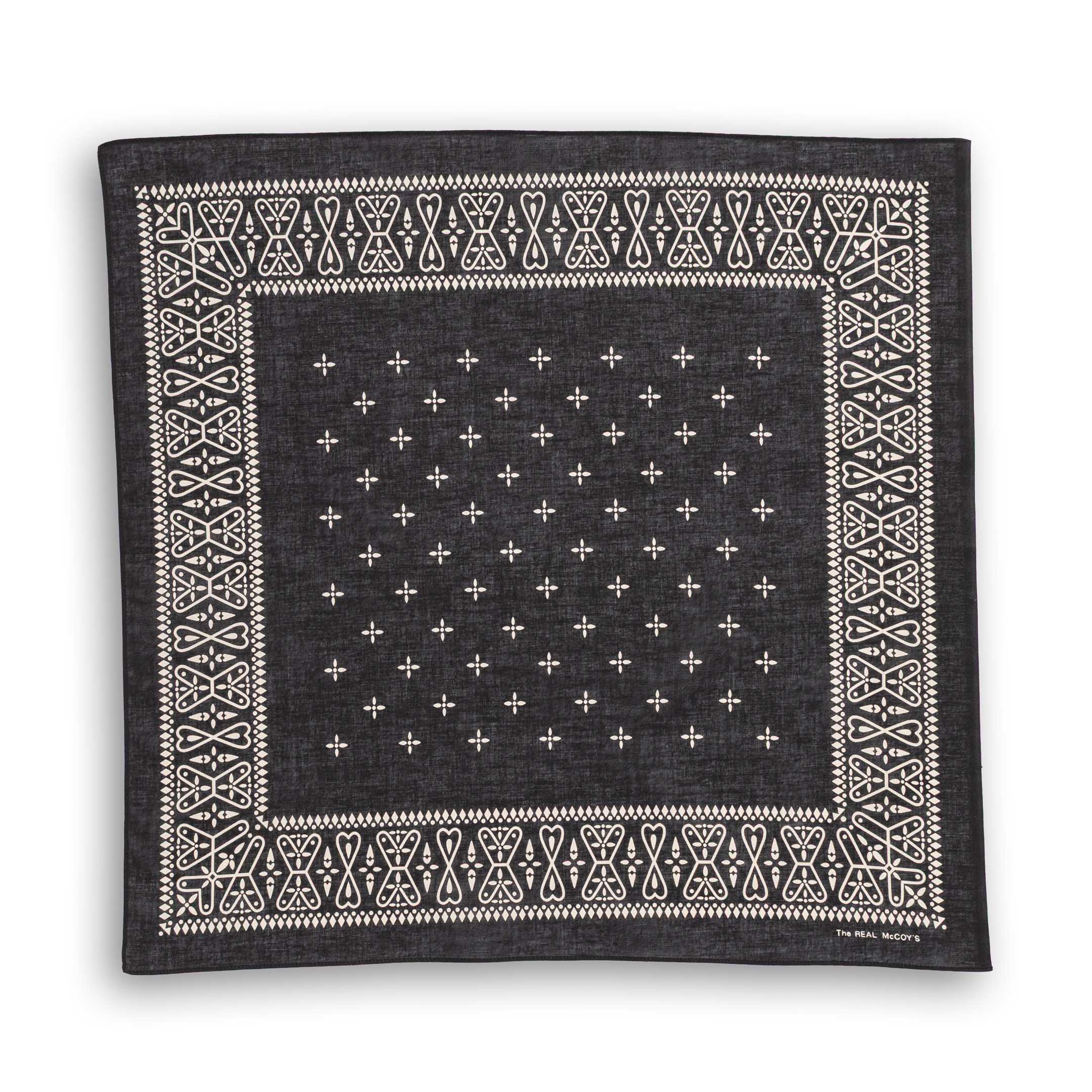 The Real McCoy's Cross Bandana Black – Clutch Cafe