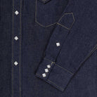 The Real McCoy's Denim Western Shirt / Ridge Slant Indigo-Shirt-Clutch Cafe