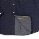 The Real McCoy's Denim Western Shirt / Ridge Slant Indigo-Shirt-Clutch Cafe
