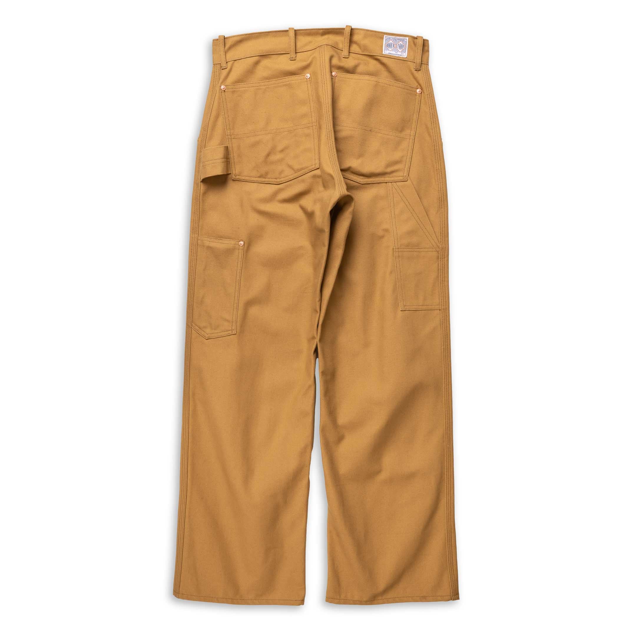 The Real McCoy's Double-Knee Work Trousers Brown – Clutch Cafe