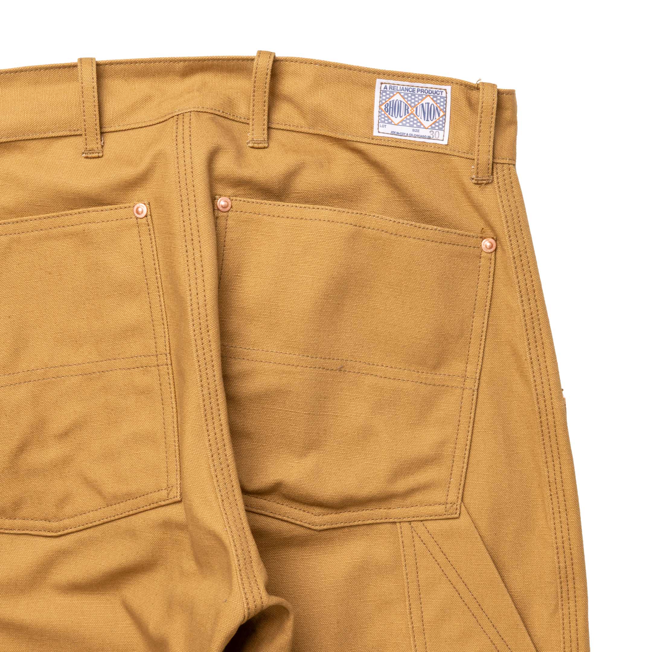 The Real McCoy's Double-Knee Work Trousers Brown – Clutch Cafe The Real McCoy's Double-Knee Work Trousers Brown – Clutch Cafe