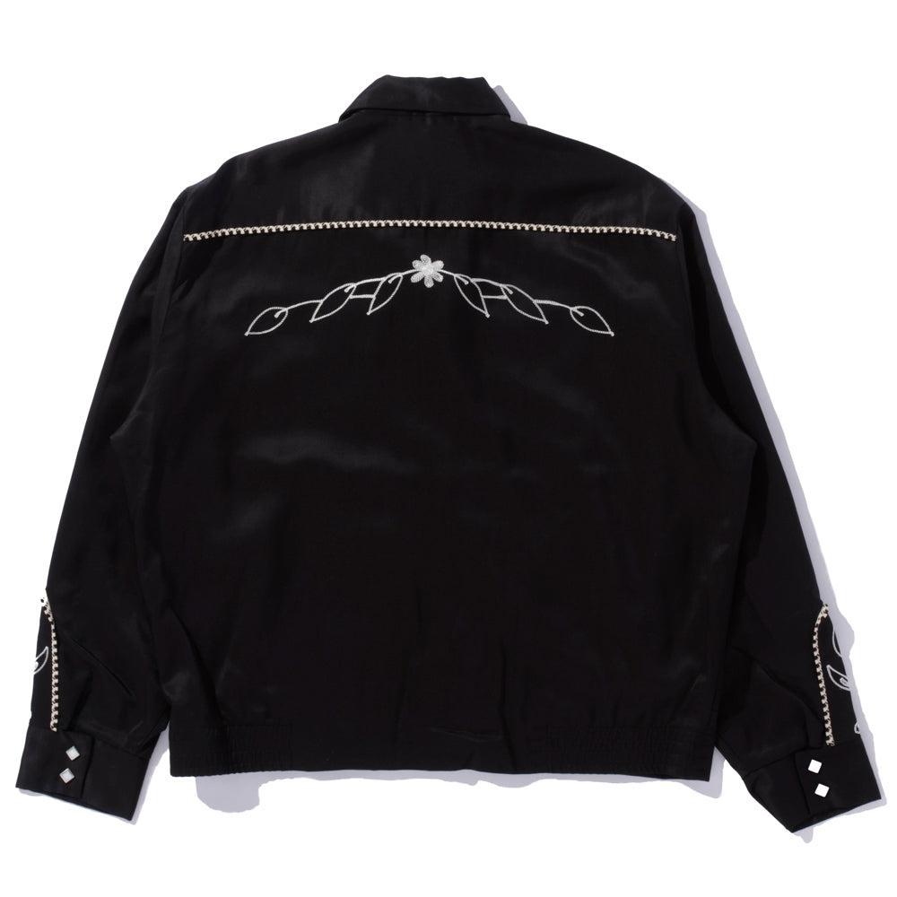 The Real McCoy's Embroidered Rayon Western Jacket Black-Jacket-Clutch Cafe