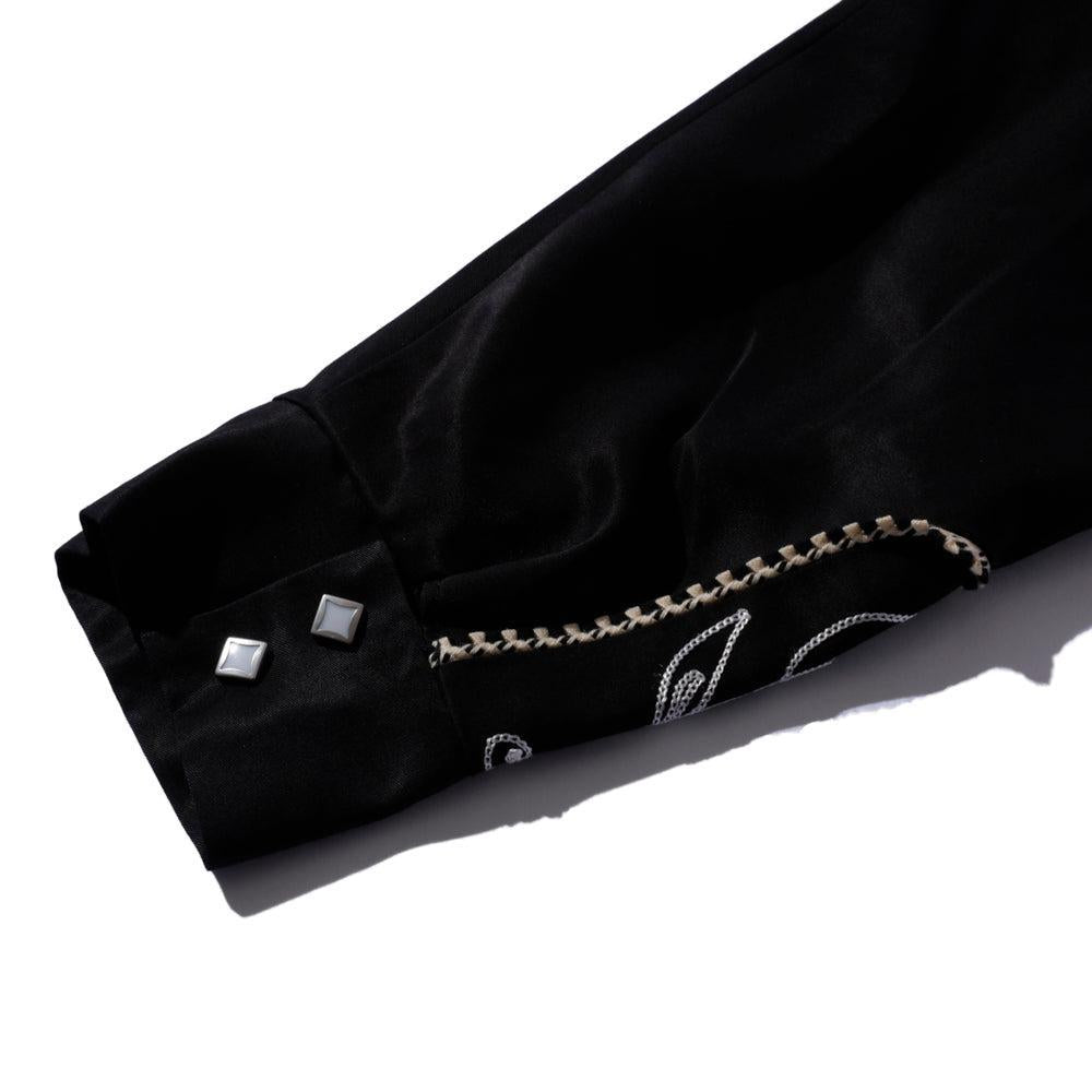 The Real McCoy's Embroidered Rayon Western Jacket Black-Jacket-Clutch Cafe