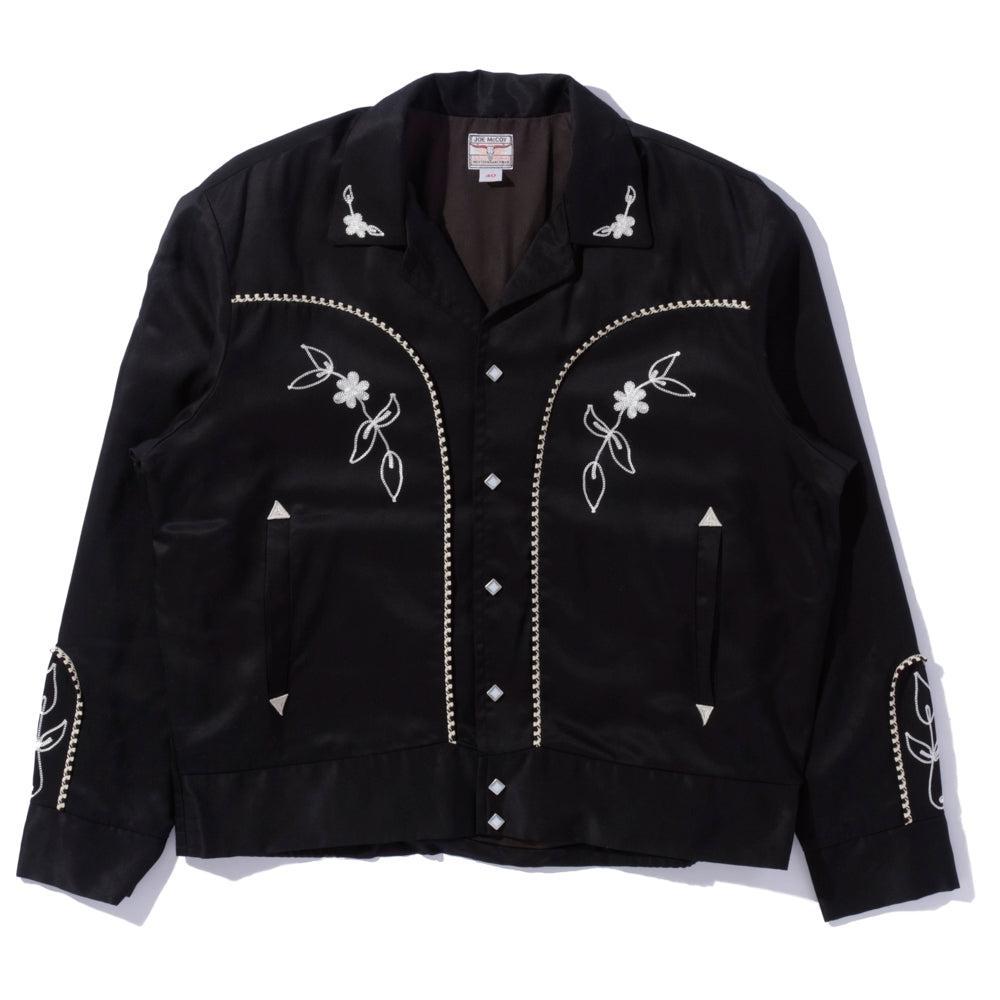 The Real McCoy's Embroidered Rayon Western Jacket Black-Jacket-Clutch Cafe