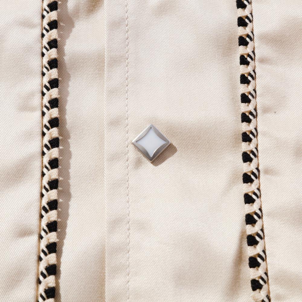 The Real McCoy's Embroidered Rayon Western Jacket Ecru-Jacket-Clutch Cafe